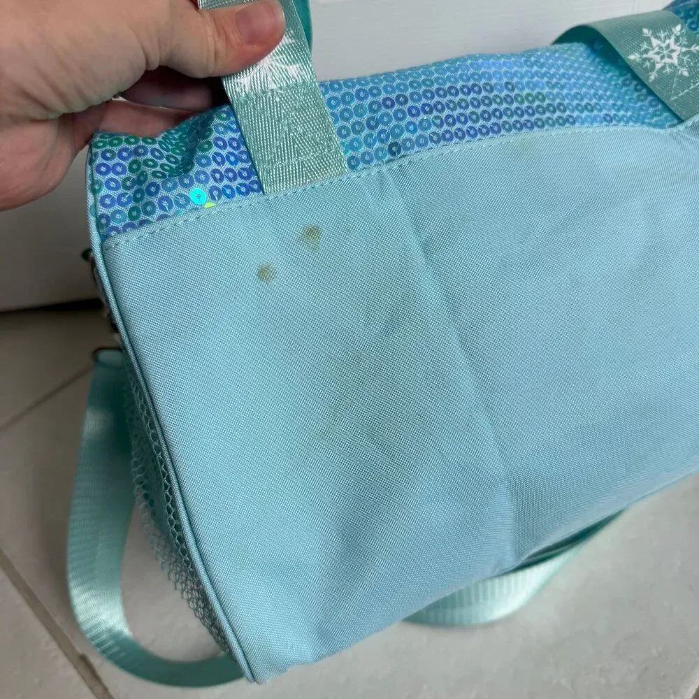 Disney Frozen Anna Elsa Blue Kids Size Duffle Bag